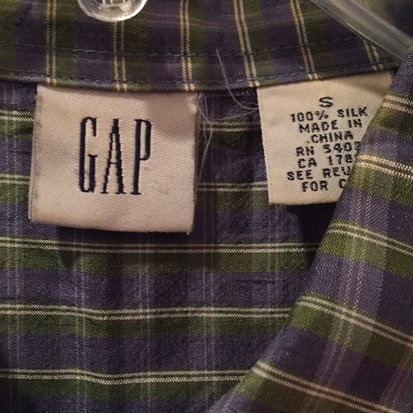 🌿 Vintage GAP silk shirt - Picture 5 of 8